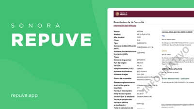 REPUVE Sonora